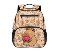 Gekhuqory Sac à dos pour enfant motif lion pour l'école, Melon-Love-Capybara, Mini, Classique