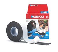 Geko Adhésif autoamalgamant 25 mm x 3 m Noir multi-usages brillant