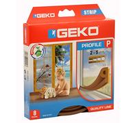 GEKO Joint adhésif Profil P en caoutchouc EPDM - 9mmx6m - Marron
