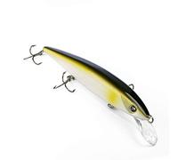 Geko Eja 130 artificiale per la Pesca in Acqua Dolce, Sunrise Pearl, 130 mm