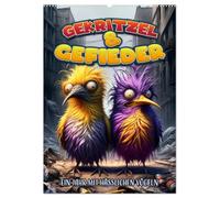 Gekritzel und Gefieder: Ein Jahr mit hässlichen Vögeln (Wandkalender 2026 DIN A2 hoch), CALVENDO Monatskalender: Jeden Monat ein skurriles Federkleid.