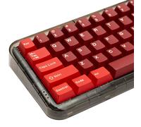 GEKUCAP Jamon Keycaps 173 touches Double Shot Cherry Profile Touches personnalisées PBT rouges avec extracteur de touches pour clavier mécanique Compatible avec 60%, 75%, 80%, 85%, 100% ANSI ISO