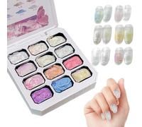 Gel - 12 Couleurs Très Pigmentées Adaptées Aux Débutants,Palette De Gel De Peinture,pour Techniciens, Débutants, Femmes et Filles, Pratique, Soins