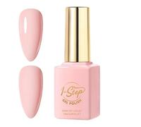 Gel - 12ml Nude 1 Step Gel Nail, Quick Dry LED UV Nail Color, Glossy Long Lasting Manicure Art Gels, Base Coat Finish Nails Beauty Care, Salon Style Nails for Girls Women Summer Use