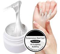 Gel 3D Pour L Art Des Ongles - 8ml Manucure Non Collante | Gel UV pour Ongles avec Modelage 3D Solide,Pour Maison Salon Quotidien Voyage Vacances Anniversaire Noël Mariage Rencontre Fête