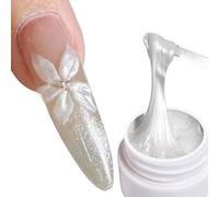 Gel 3D pour Ongles,8ml Nacré Non Collant | Gel Vernis Dur Pour Le Modelage Des Ongles | Pour Maison Salon Quotidien Voyage Vacances Anniversaire Noël Mariage Rencontre Fête