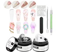 Gel 3D pour ongles | Accessoires de manucure - Gel de modelage pour sculptures | Débutants, professionnels, amateurs de beauté, étudiants, pour la maison et le salon