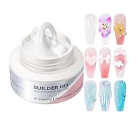 Gel à ongles 3D - Col d'extension solide de grande capacité, pas de plateau en papier requis, collet de photothérapie à pince à main rapide pour les ongles, constructeur de manucure | Gel d'extension