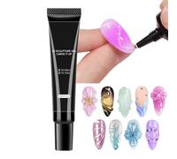 Gel À Ongles 3D, Colle De Clou De Sculpture, Gel De Moulage Par Ongles, Contrôle De La Posologie De Précision, Rétention De Stabilité Structurelle, 15 Ml, Pour Quotidien, Formel, Mariage, Vacances, Ma