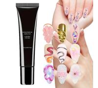 Gel à ongles 3D - de gel peinture 15 ml | Conception décoration manucure Dering Glue Salon Home Practices qui maintient le brillant et les performances l'utilisation long terme