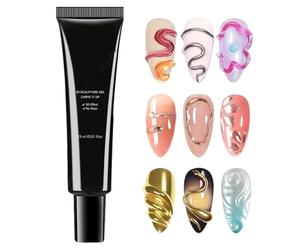 Gel À Ongles 3D De Responsabilité Fiable | Gel De Modélisation De Conception Pour Ongles De Conception En Utilisateur, Outils De Manucure Pour Ongles Parfait Pour Les Femmes Débutants
