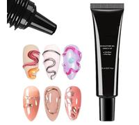 Gel à ongles 3D - Gel à ongles sculptures - Dur pour grande capacité | Modélisation longue durée pour la conception des ongles | Décoration parfaite pour les manucures en vacances, N