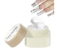 Gel à ongles 3D - Sculpteur blanc non collant - Séchage rapide - Manucure professionnelle pour la maison, le salon, la décoration d'ongles, durabilité durable, application lisse, forme créative