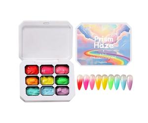 Gel à ongles à peindre 18 - Functional Ml - Kit de manucure longue durée - Moderne, compact, avec effet dégradé de couleur - Pour les voyages, la beauté à la maison - Utilité multi-usage en extérieur