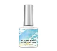 Gel À Ongles Aquarelle | Vernis À Ongles Esthétique Dégradé, 10ML Peinture Liquide À Séchage Rapide Wave Gel Dégradé Blanc, Liquide DégradéÀ Bulles, GelDégradé D'encre De Marbre