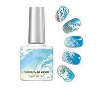 Gel à Ongles Effet Aquarelle | Vernis à Ongles à Séchage Rapide de 10 Millilitres | Vernis à Style | pour Salon, Maison, Hommes, Jeunes, Manucuriste, Spectacle, Voyage, Mariage et Fête