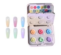 Gel à ongles | Kit de 6 couleurs pour manucure | Vernis à ongles de salon pour filles, femmes et débutants pour la maison, le salon, les fêtes, les spectacles, les mariages, la vie quotidienne et