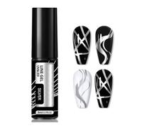 Gel à ongles miroir en métal - Gel argenté miroir brillant pour une beauté toute l'année - Ustensiles de salon de manucure pour la maison, le travail, les voyages, les rendez-vous, les réunions Soydan