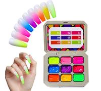 Gel à ongles pour manucure, kit de manucure en gel avec 9 couleurs différentes, vernis à ongles de beauté, pour femmes, filles et débutants, spectacles au salon, à la maison, aux mariages, aux