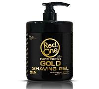 Gel à raser Redone Face Fresh Gold 1000ml | Gel à Raser Transparent Homme | Pas de mousse | Idéal Pour Les Contours | Effet hydratant | Ultra glissant | Laisse un parfum agréable
