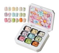 Gel à solide - Collection de vernis gel colorés, colle à durable pour extensions d', palette de manucure facile à appliquer | Parfait pour une utilisation à la maison ou en salon,