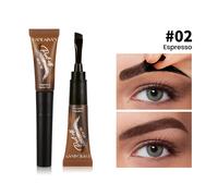 Gel À Sourcils Décollable,Teinte Naturelle,Tatouage,Imperméable,Longue Durée,Crème Pour Les Yeux Brune,Colle À Sourcils,Séchage Rapide,Maquillage Pour Les Sourcils.02 Espresso.