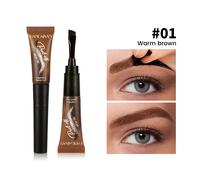 Gel À Sourcils Décollable,Teinte Naturelle,Tatouage,Imperméable,Longue Durée,Crème Pour Les Yeux Brune,Colle À Sourcils,Séchage Rapide,Maquillage Pour Les Sourcils.01 Warm Brown.