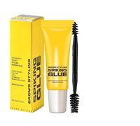 Gel à sourcils, double extrémité étanche longue durée | Colle à sourcils transparente, pour soirée, festival, mariage, maison, école, travail, bureau, rendez-vous, club, plage, piscine