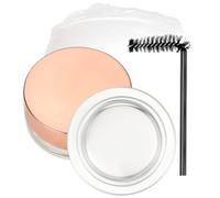 Gel à Sourcils Transparent Imperméable, Cire Coiffante Longue Durée avec Brosse, Fixateur Savon Gel Sourcils pour Mise en Forme Naturelle & Effet de Stratification
