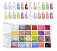 Gel à tamponner Kit Manucure Dégradé 24 Couleurs Haute Pigmentation