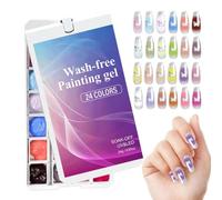 Gel À Tapoter Pour Ongles Kit Manucure Dégradé 24 Couleurs Haute