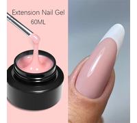 Gel acrylique liquide BORN PRETTY 60g pour la construction et l'extension des ongles, auto-nivelant, à retirer par trempage, vernis UV LED 15ml Barely Pink 09