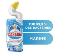 Gel Action Intense, Nettoyant et Désinfectant pour Toilettes parfum Marine CANARD WC - Canard WC Lot De 4 - Par Lot