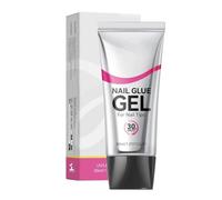 Gel adhésif pour puces acryliques - Colle de beauté à haute adhérence, gel solide pour la fixation du design, fournitures auxiliaires pour | Convient pour la décoration des ongles, bricolage,