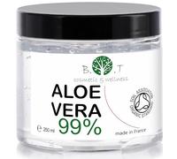 Gel Aloe Vera Bio, 100% Naturel, Hydratant Visage et Corps, Calmant Après-Rasage, Après-Soleil Naturel, Soin Capillaire, Plaquage Cheveux 250 ml