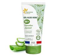 Gel Aloe Vera BIO 96% | Apaisant | Hydratation Intense | Lot de 3 x 150ml | Certifié COSMOS Organic | Tous Types Peau | Sans Parfum | Anti-Age | Gel Natif Frais Issu de Pulpe Pressée | Fleurance Nature