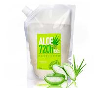 Gel Aloe Vera Cheveux, Visage et Corps: Hydratant Corps, Après Soleil, Après Rasage, Baume Cheveux et Barbe, Epilation et Rasage, Serum Anti Rides Visage, Cicatrisante - 1000 ml 1 L