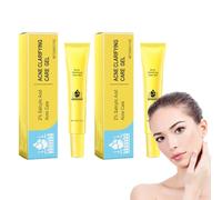 Gel Anti Acné Pour Le Visage, Anti-Boutons Gel Exfoliant À L'acide Salicylique, Gel Soin Visage Anti-Imperfections Et Apaisant, Crème Acne Visage, Nettoyer L'acné Du Visage, Soins Du Visage, 2pcs