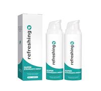 Gel anti-transpirant contre la transpiration du visage, gel anti-transpirant, puissant, pour le visage, les mains, les pieds et le cuir chevelu, efficace contre les odeurs des aisselles et la
