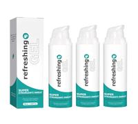 Gel Anti-Transpirant Hyperhidrose, Déodorant Anti Transpiration Intensive pour Mains, Pieds, Aisselles, contre la Transpiration Excessive, Sans Taches ni Residus Gras (3)