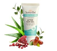 Gel après-soleil bio double Aloe Vera / 100 ml - 100 % naturel & végétalien - Hyaluronique hydratant + extrait de grenade antioxydant - Sans parfum