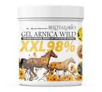 Gel Arnica Wild XXL 98% - Arnica pour chevaux à usage humain - soulagement immédiat pour douleurs musculaires et articulaires, naturel, 100% fabriqué en Italie, testé dermatologiquement 600 ml