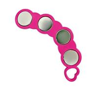 Gel Art Magnet Kit, Compact Nail Styling Tool, 4.7x0.78 Inches Strong Pull with Pattern Shaping Feature, Lightweight Metal Craft Device, Modern Beauty Design Style for Studio Travel Use