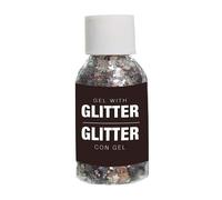 GEL AVEC PAILLETTES CORPS VISAGE 30ML ARGENT