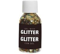 gel avec paillettes corps visage 30ml or - guirca 15804 Jaune G