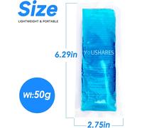 Gel Bags Of 2 Bags-Reusable Insulin Gel Pouches For Diabetic Kit When Travelling