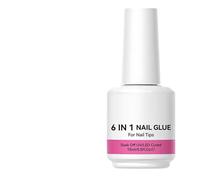 Gel Blanc Laiteux - 15ml Vernis 6 En 1 | Base Construction Longue Durée Adhésive UV LED Soak Off Manucure | Solution Renforcement Professionnel Pour Salon Beauté Maison Et Usage