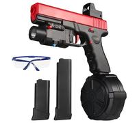 Gel Blaster, JM-X2 Blaster électrique en Gel Jouets avec Lunettes, Halloween Jeux de Plein air et Amusement de Jardin pour Les Adultes de 14 Ans et Plus