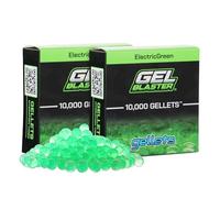 Gel Blaster - Munitions de Recharge 20 000 Gellets - Vert - Balles de Gel à Base d'eau Non Toxiques - Spécialement conçues pour Les Gel Blasters, 14 Ans+