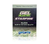 Gel Blaster Starfire 10,000 Gellets - Munitions de Recharge Officielles pour Les Gel Blasters Starfire - Balles Lumineuses UV activées dans l'obscurité, pour Les 14 Ans et Plus